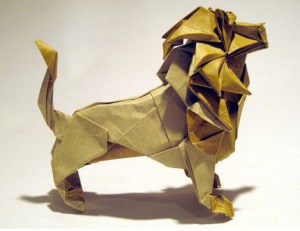 origami-lion Origami.
